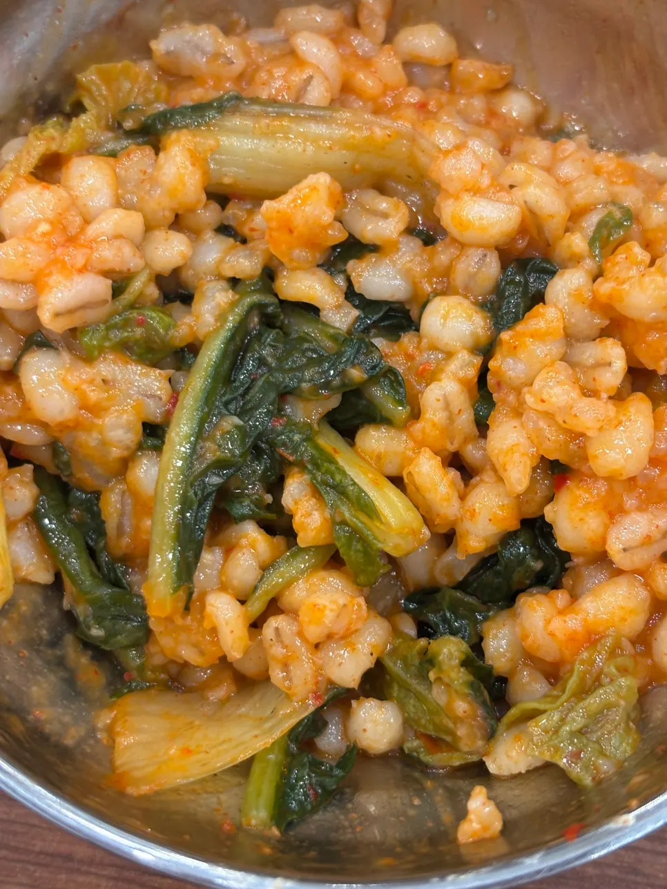 A bowl of mixed barley rice