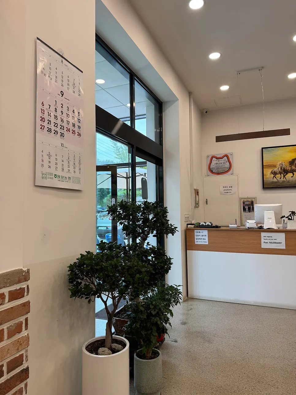Well-spaced tables at Bongpyeong Gohyang Makguksu