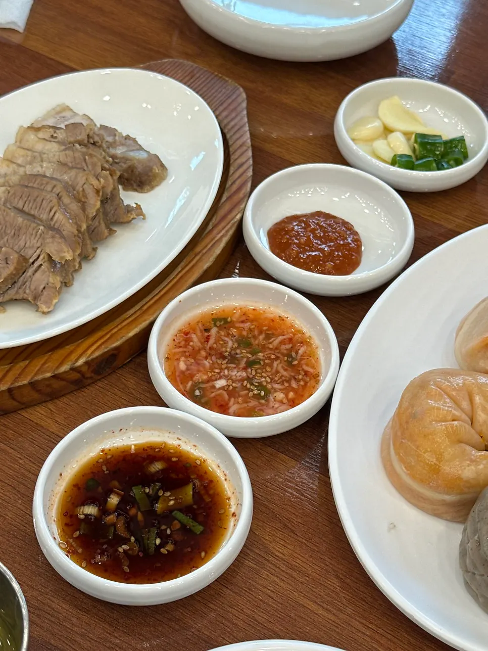 Salted shrimp sauce for bossam and soy sauce for mandu