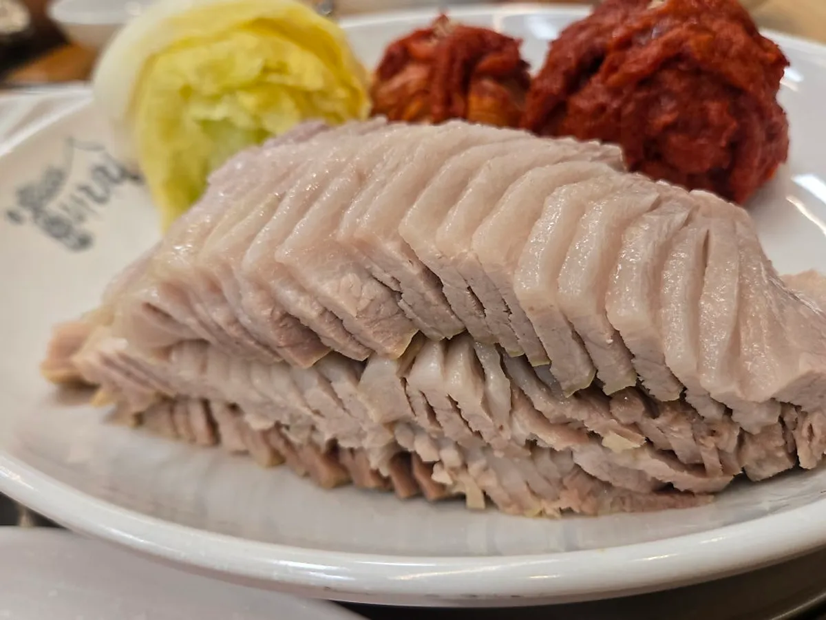 가브리살 반반보쌈 대자 한 상 차림