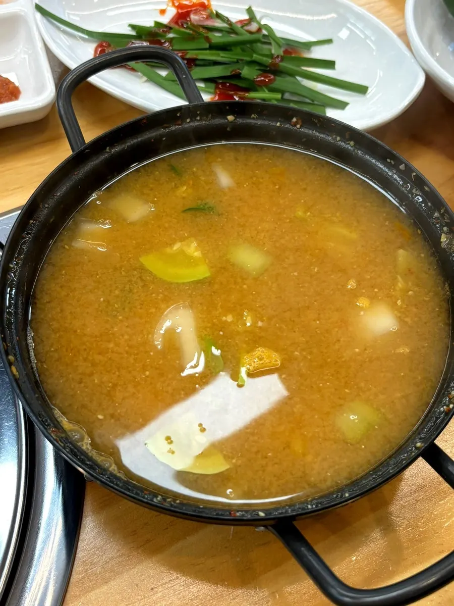 구수한 맛의 된장찌개