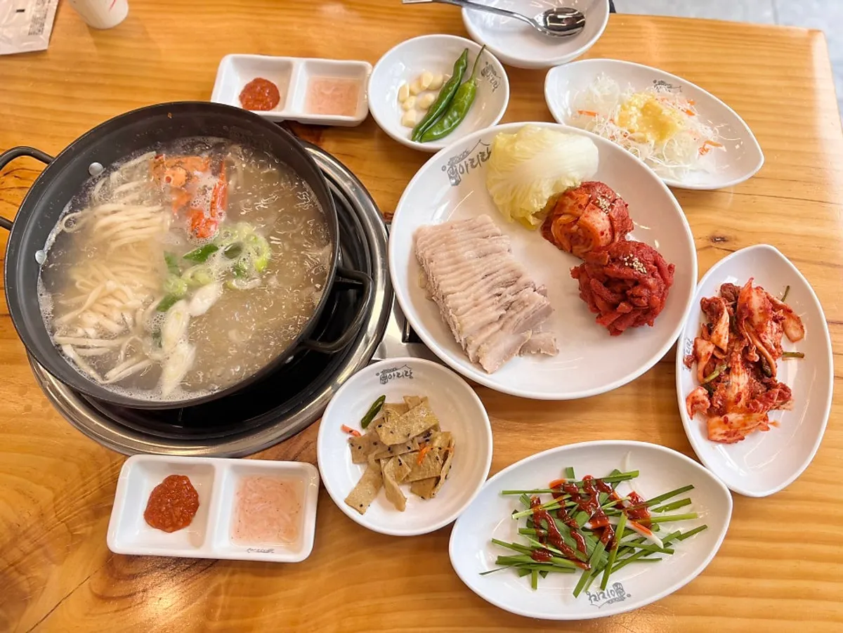 박만배아리랑보쌈 원흥역점 반반보쌈 상차림