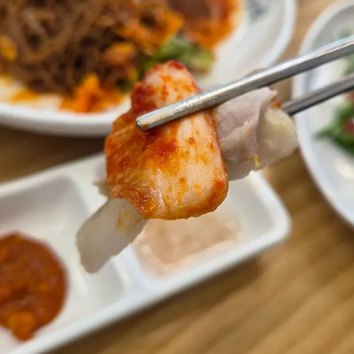 박만배아리랑보쌈 원흥역점 보쌈 클로즈업