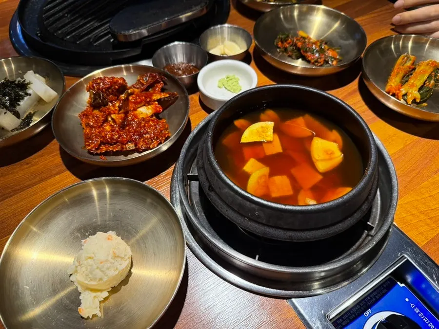 Doenjang jjigae served as a basic side dish