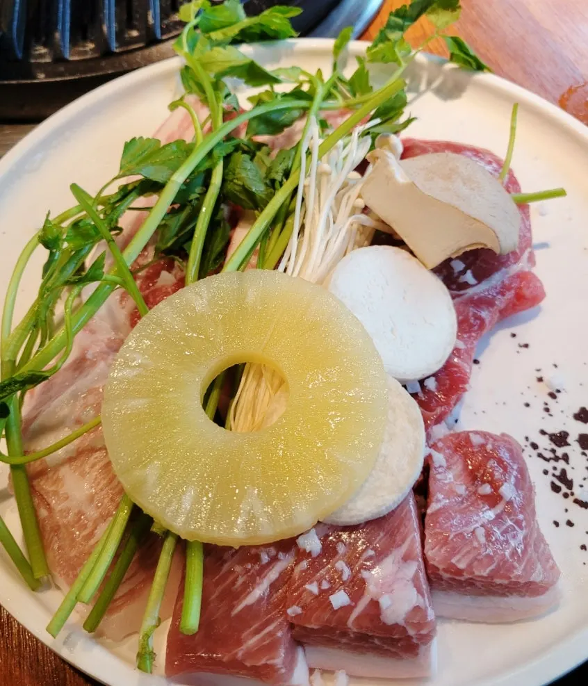 원주 기업도시 한마음정육식당 방문 첫 사진