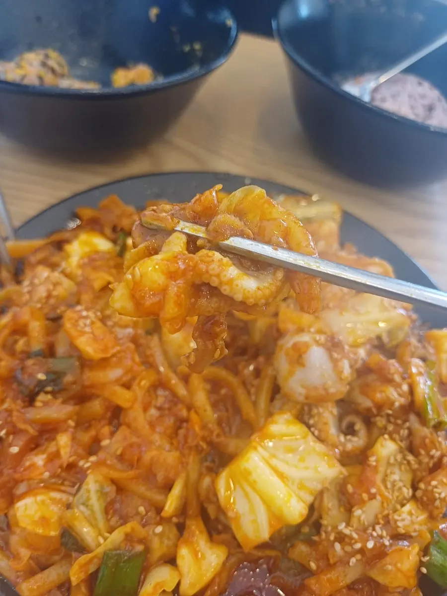 먹기 좋은 크기의 쭈꾸미