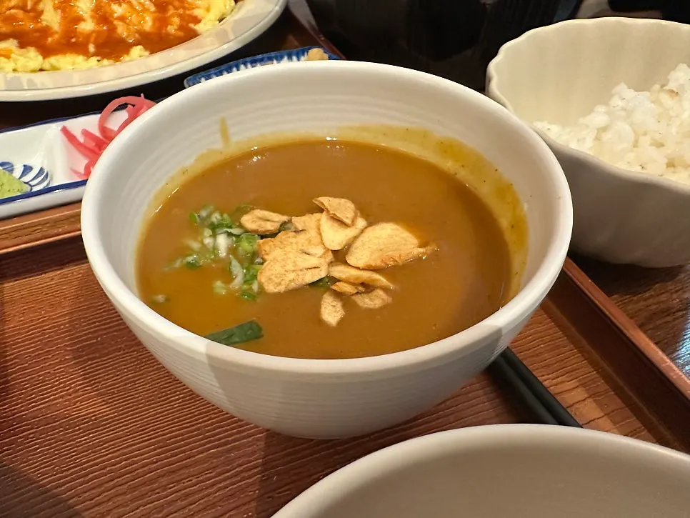 Cross-section of crispy gyukatsu