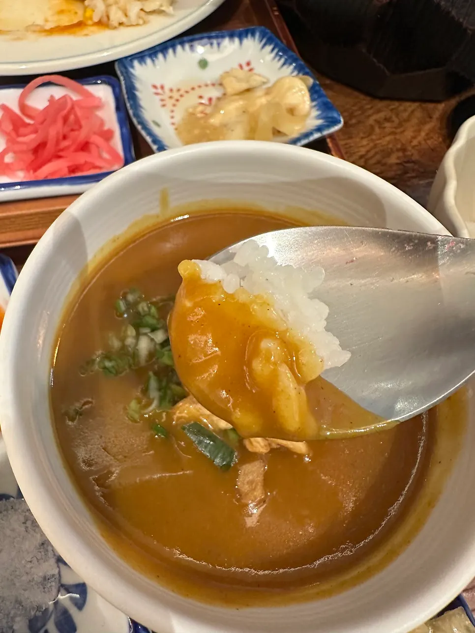 Bowl of the added mini curry