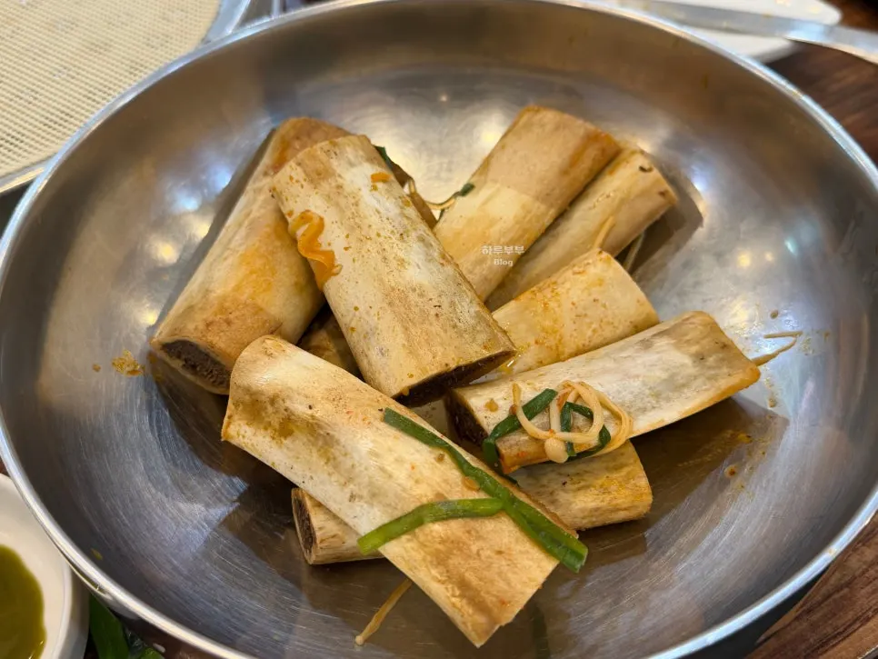 A pile of short rib bones after the meat was picked clean