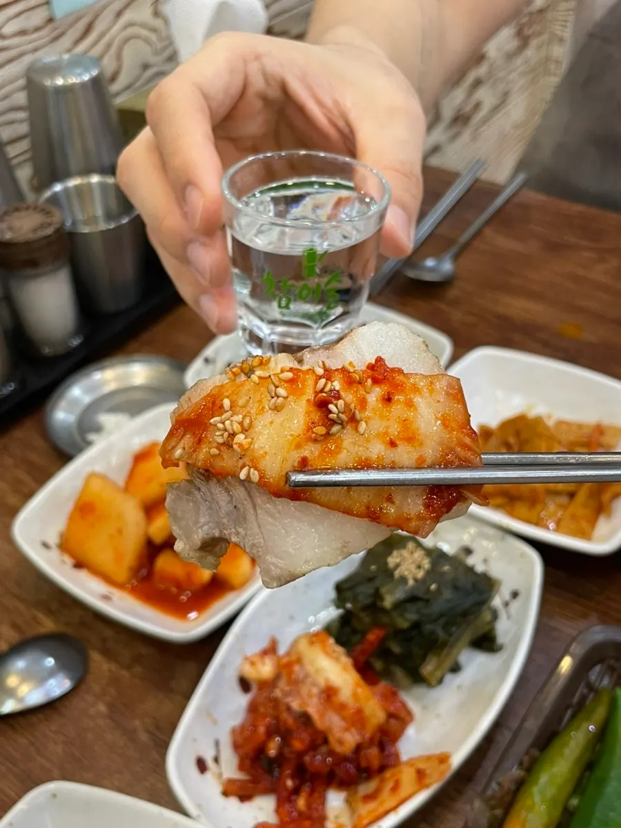 Hanbang bossam drinking snack spread