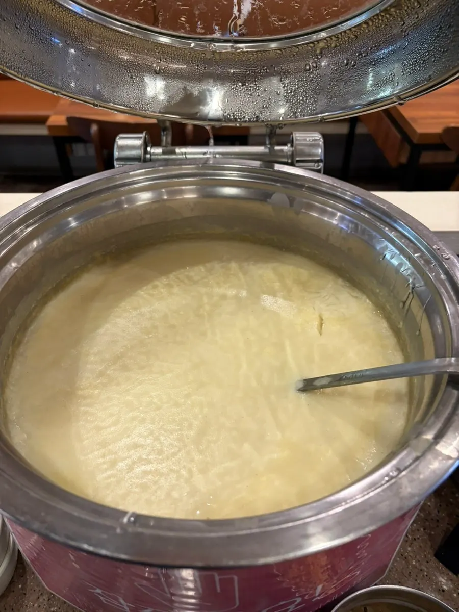 Cream soup taken from the Wonkwang Katsu self-bar