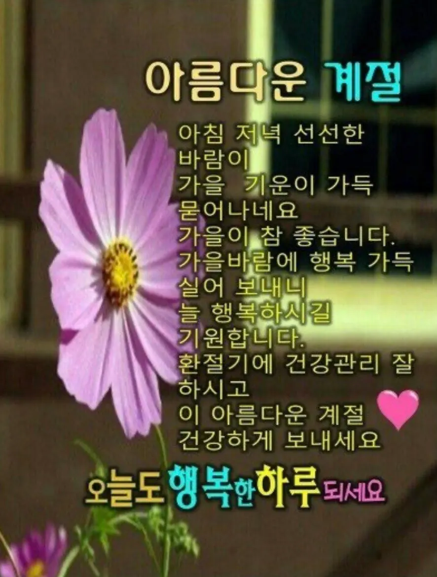 가을 저녁 우화곱창 야외 테이블 분위기