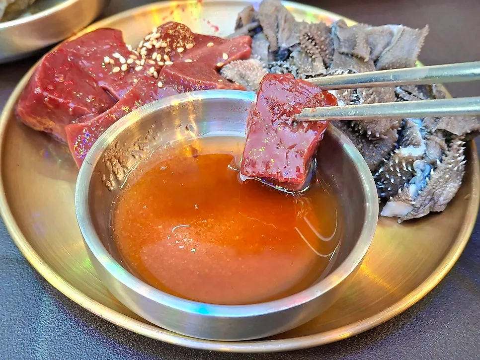 Plate of tripe served as a basic side