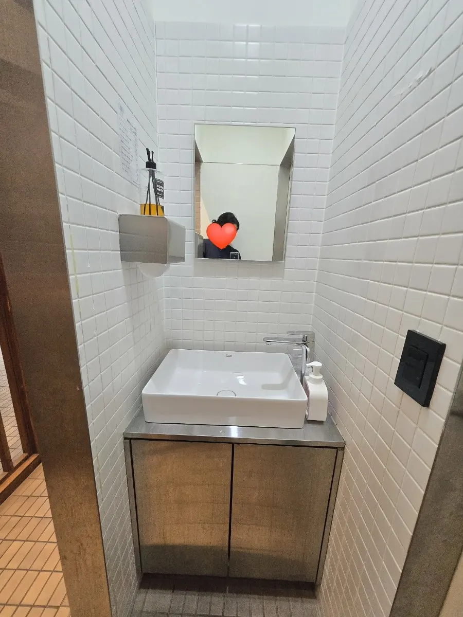 Restroom entrance inside Umuljip Bucheon