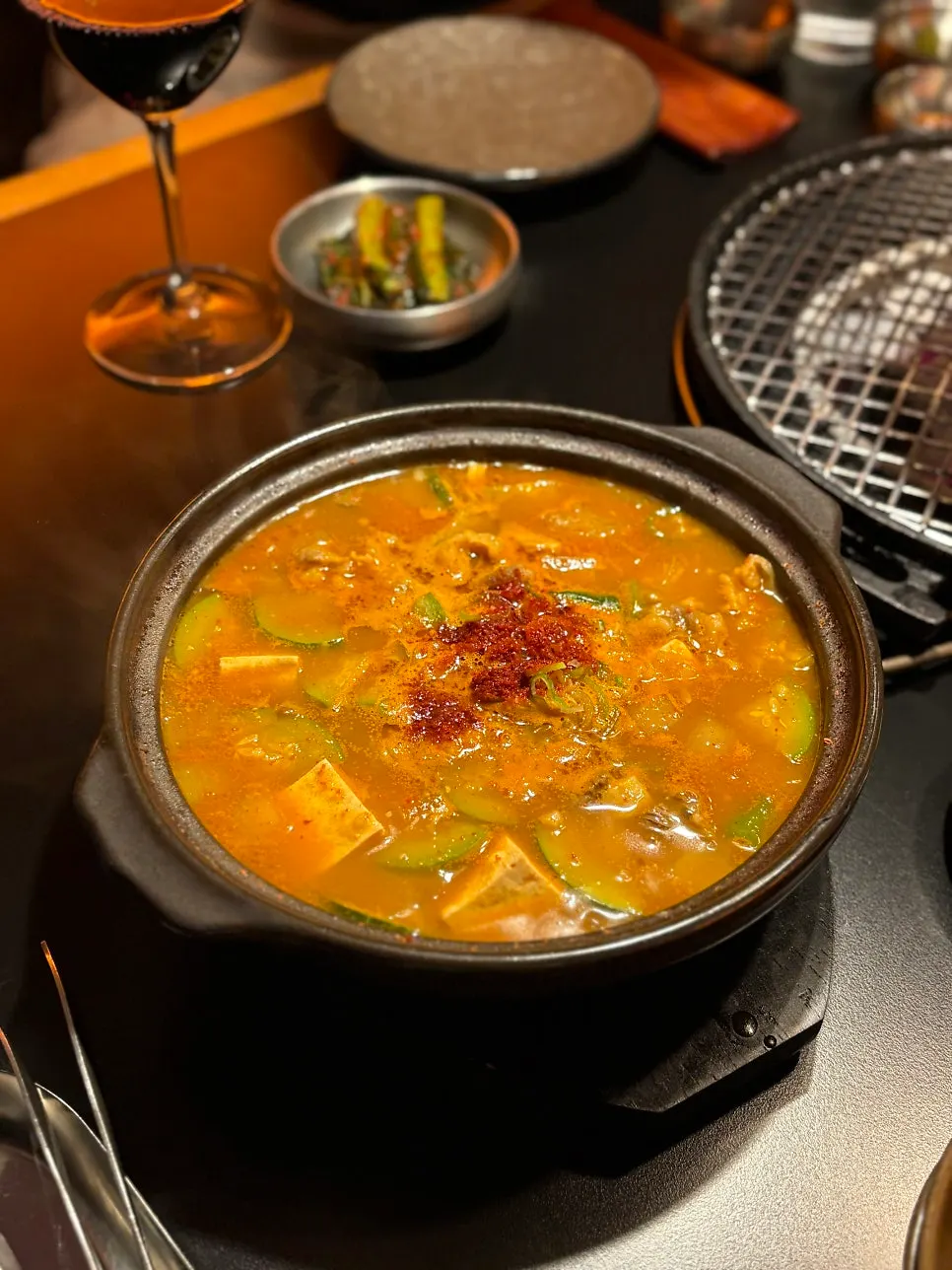 Doenjang sulbap with chadol brisket