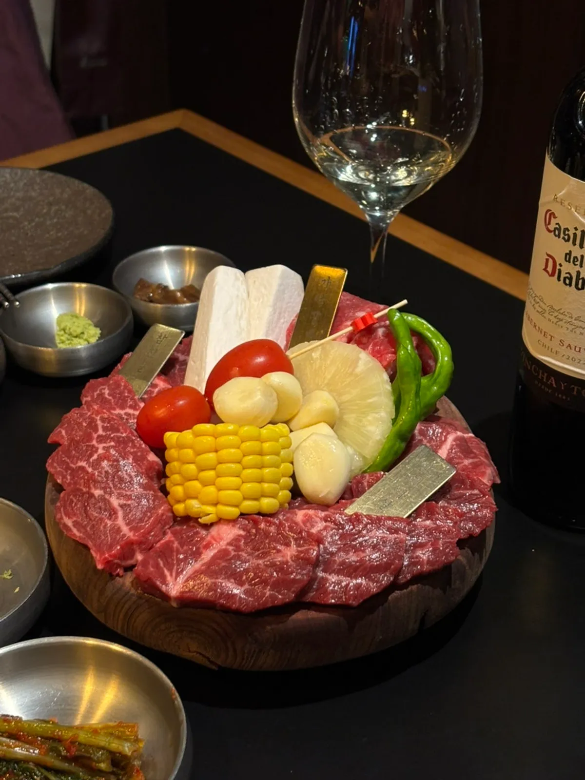 Assorted beef platter 410g plated