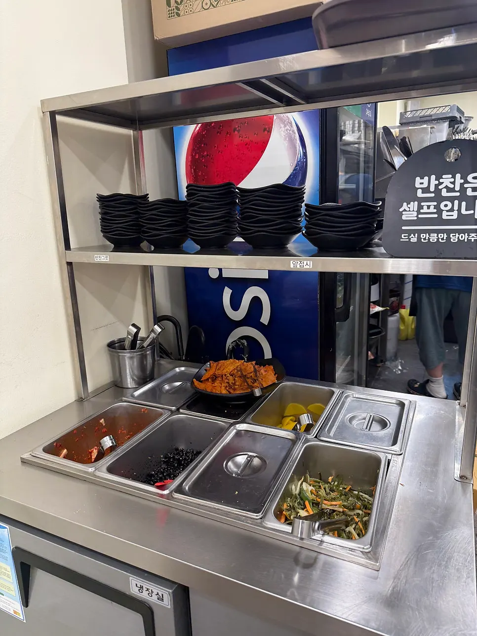 우월김밥 매장 내부 좌석