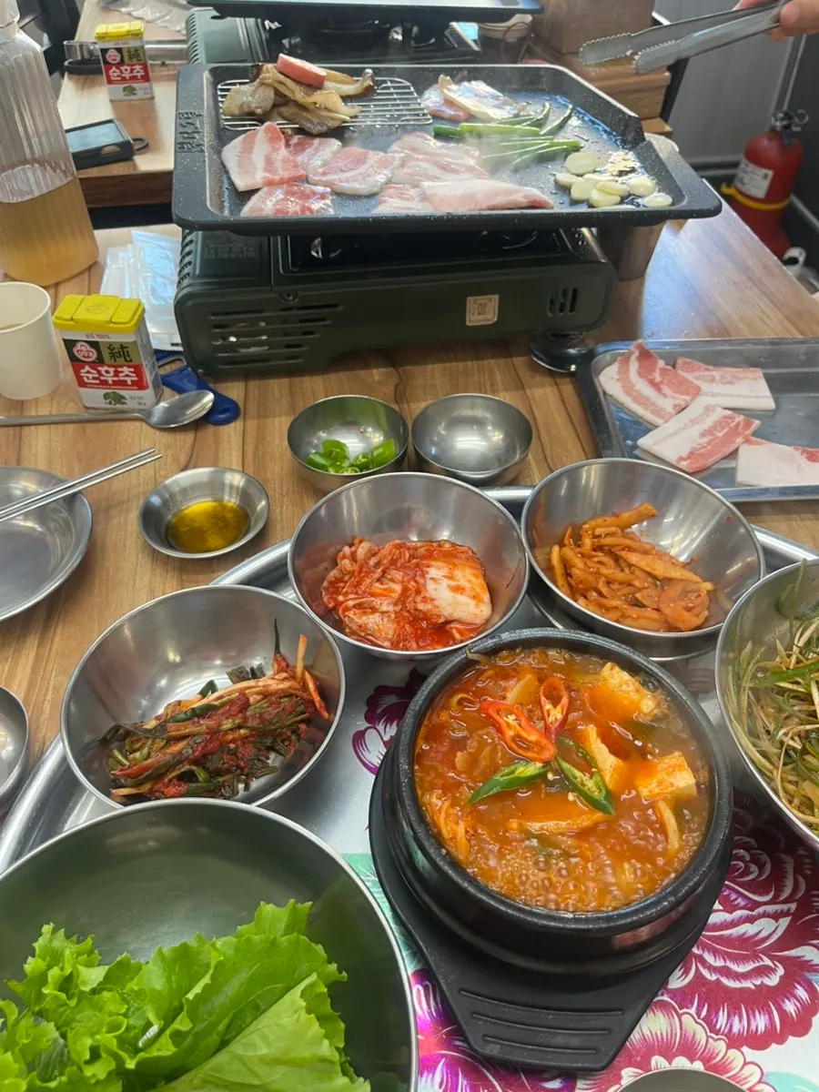 Golden-grilled deodeok
