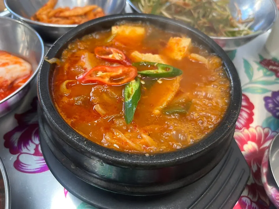 Deodeok grilled alongside the meat