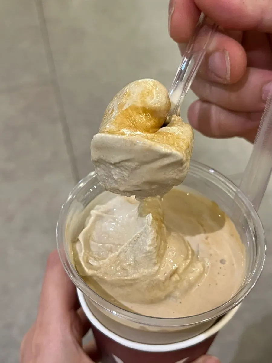 A spoonful of hojicha Wunder Gato