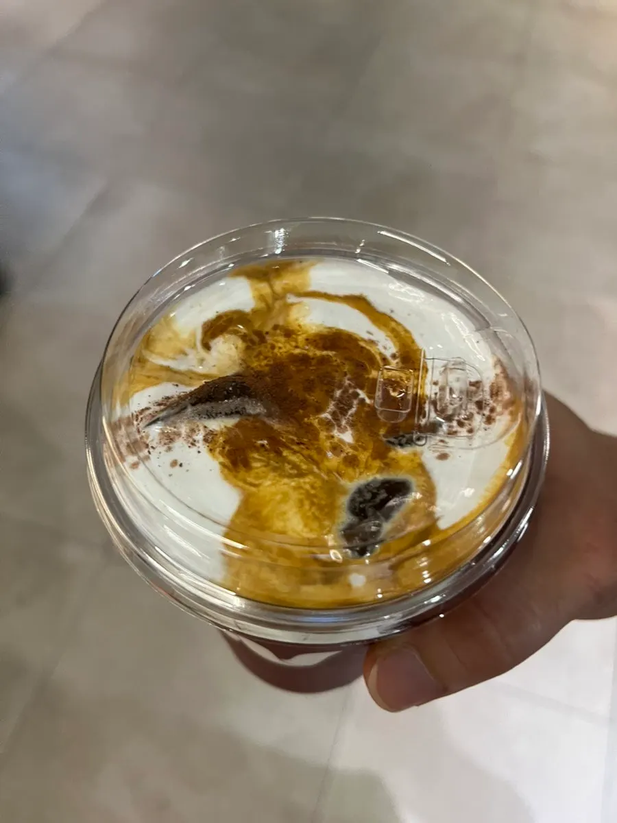 Wunder Coffee cream latte with an extra shot added