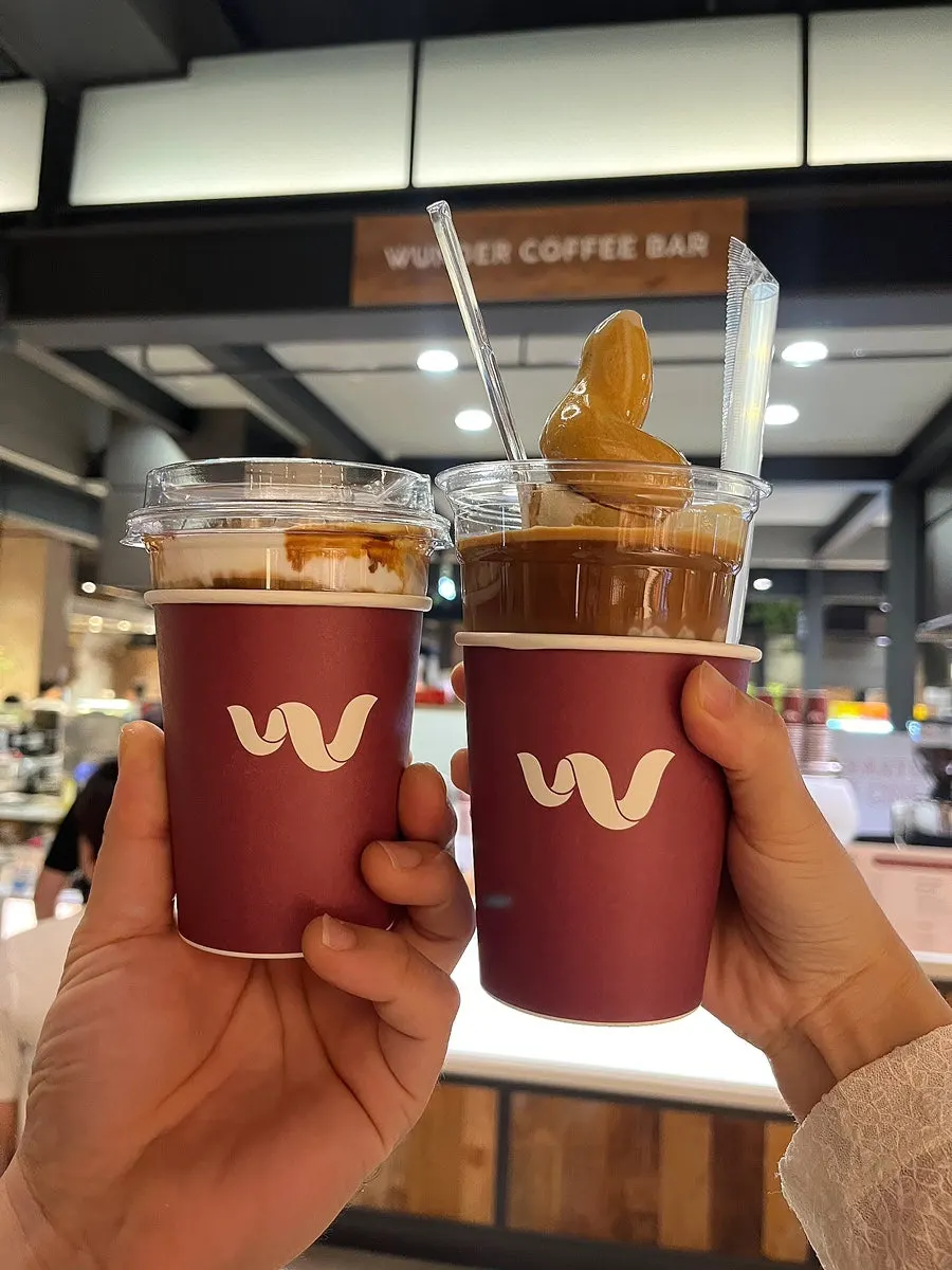 Two signature menu items at Wunder Coffee Bar Songdo