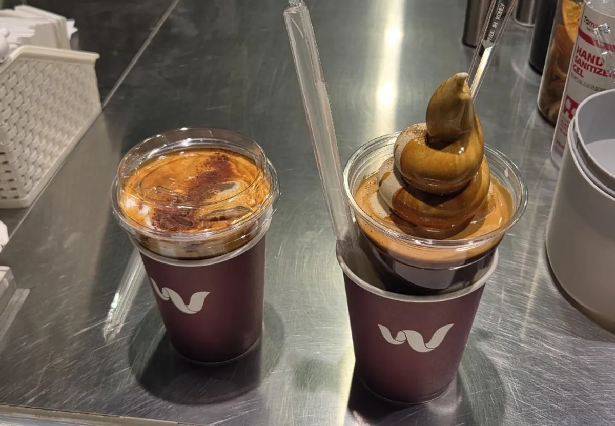 Signature drinks at Wunder Coffee Bar Songdo branch