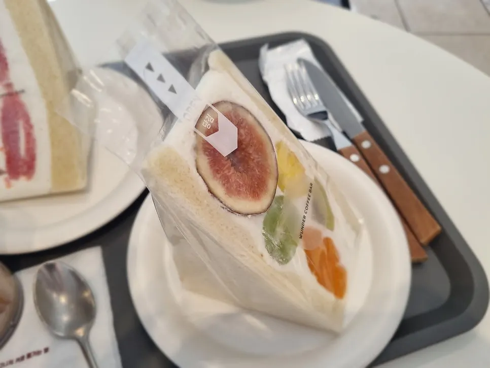 후르츠 산도 클로즈업