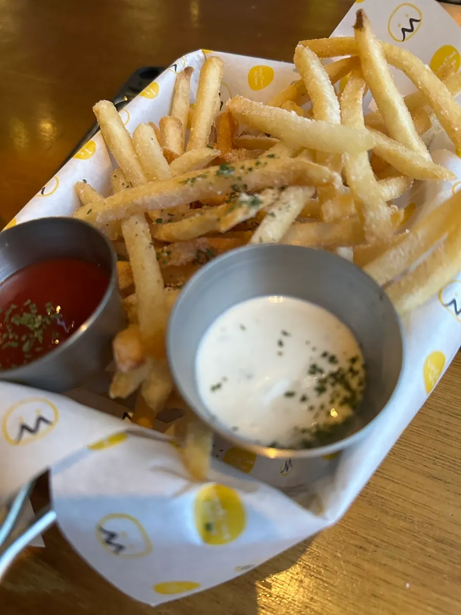 Crispy honey butter fries