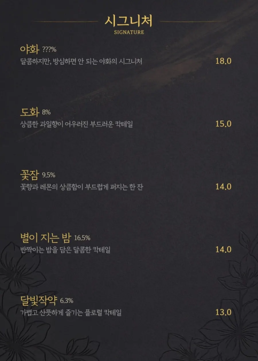 Menu highball Yahwa