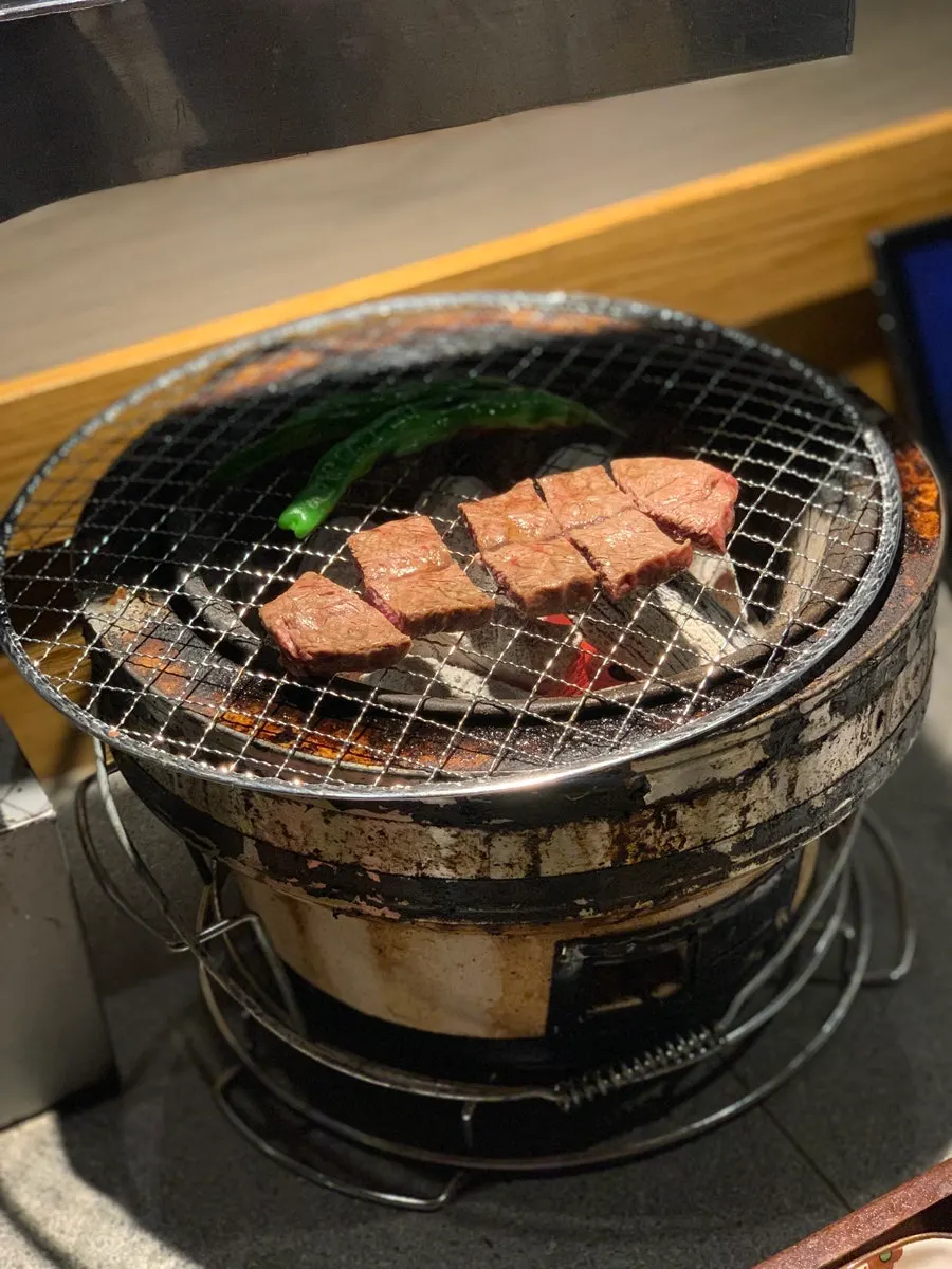 Buchaesal on the grill