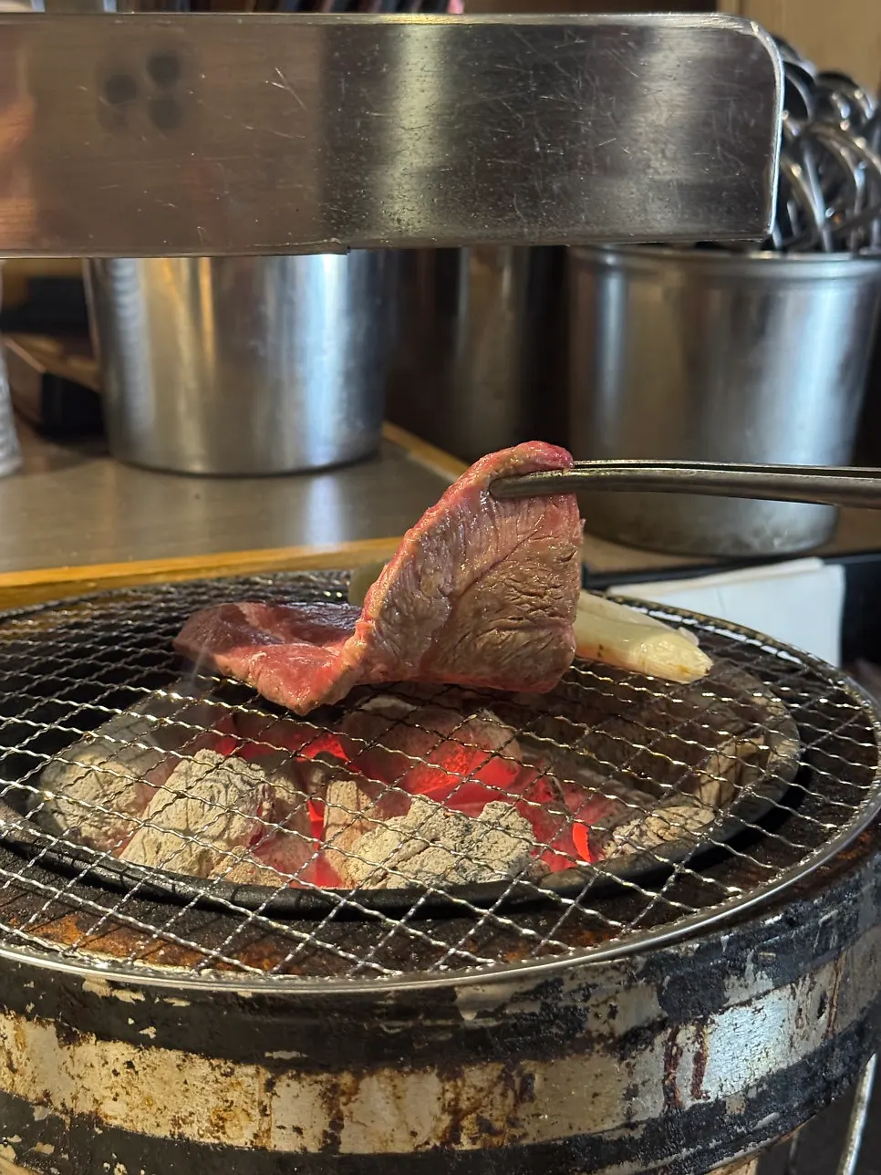 Grilled wagyu dipped in house soy sauce