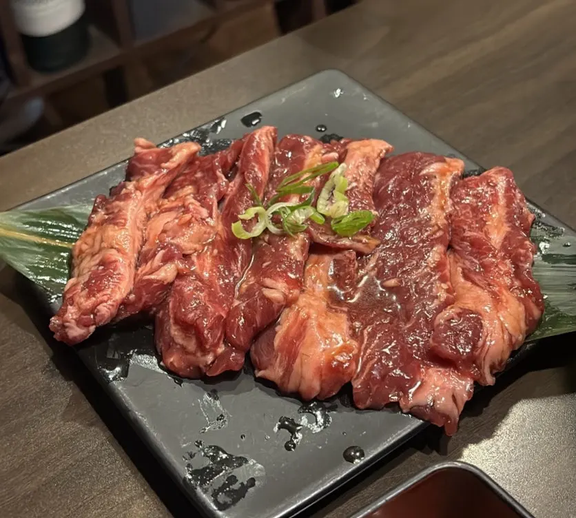 Three kinds of beef served at once