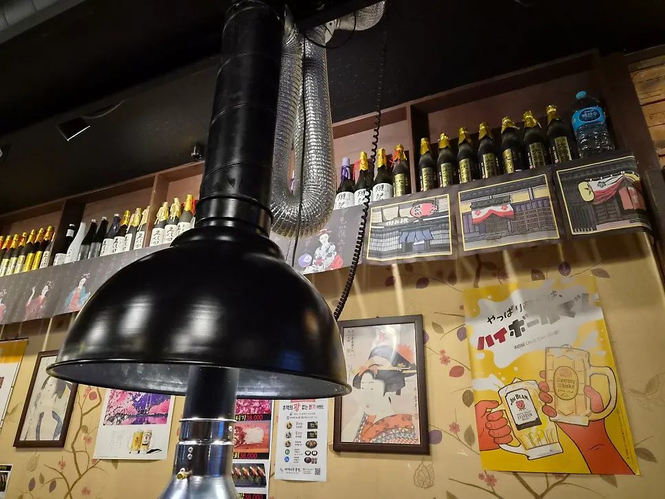 Interior of Yakiniku Pungyeong with a Japanese-style atmosphere