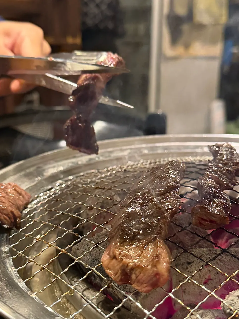 A piece of grilled skirt steak