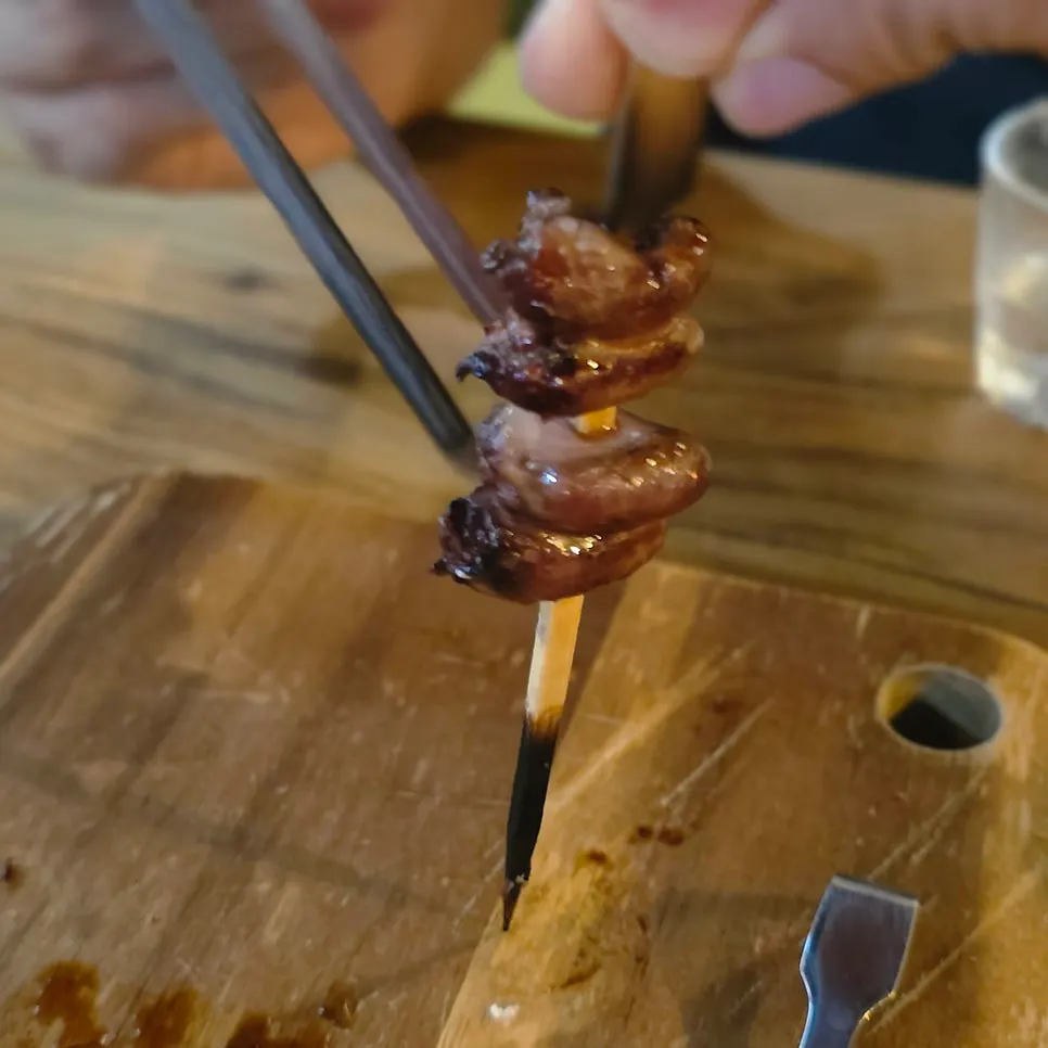 야키토리공 야키토리 3종 플레이팅