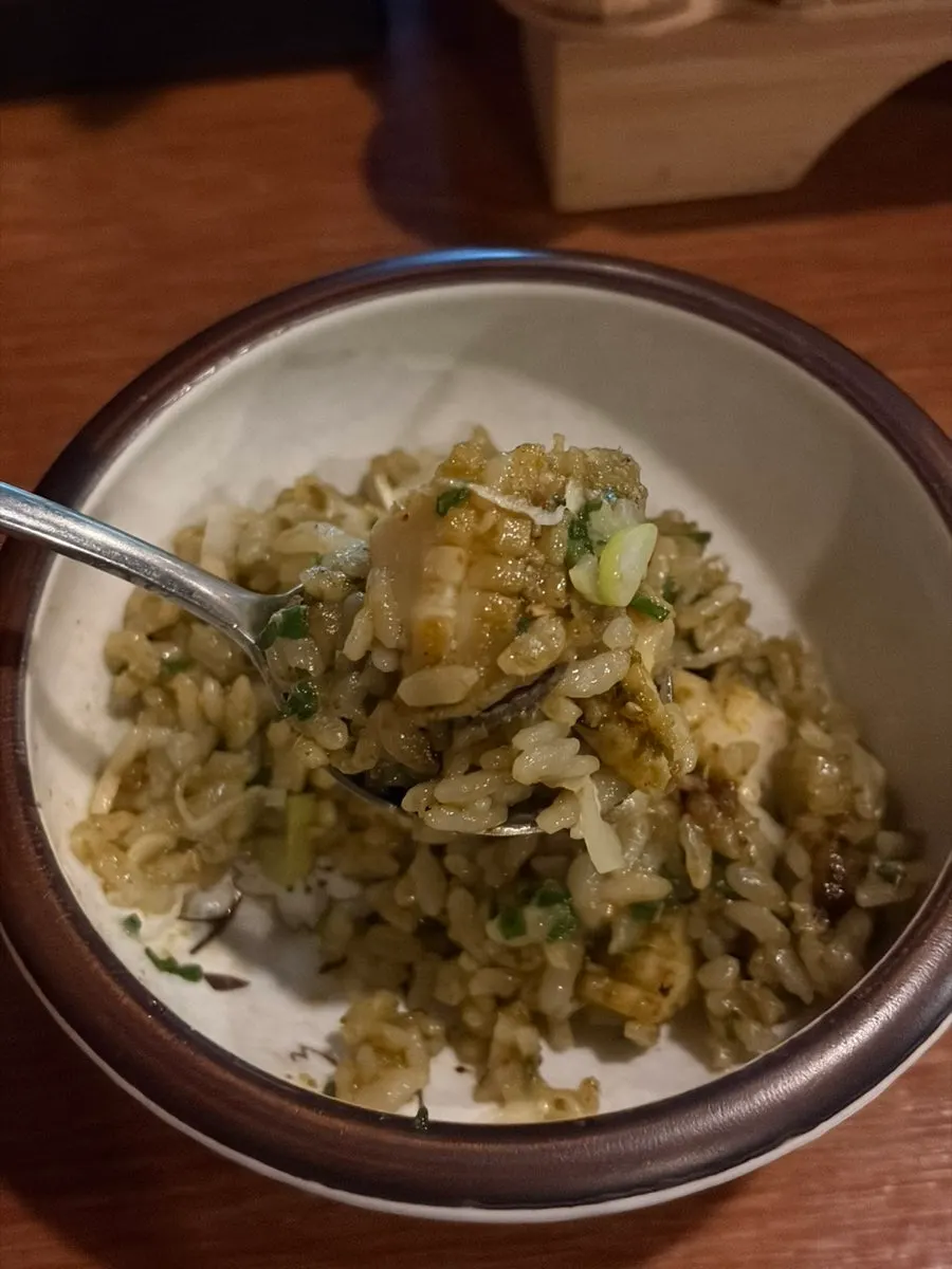 Mixed abalone hot pot rice
