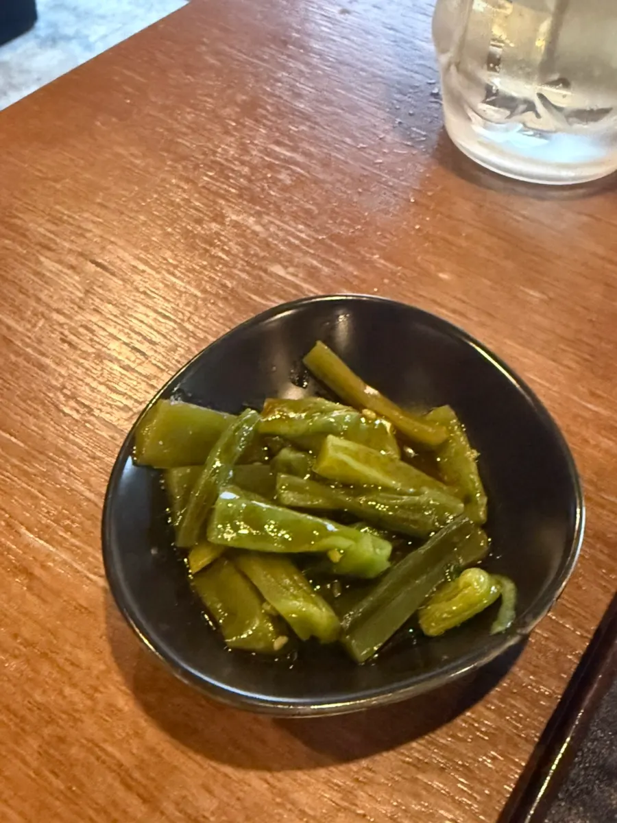 Seasoned pickled squash side dish