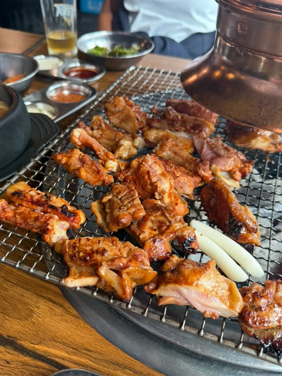 Close-up of pre-grilled dakgalbi