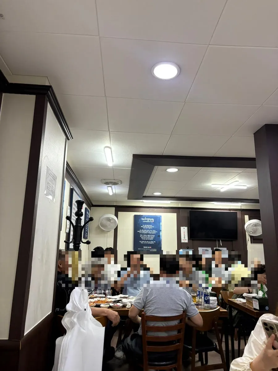 Interior with spacious tables