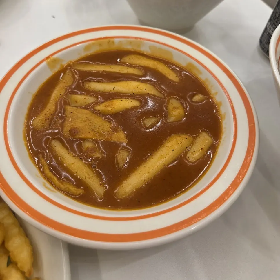 Medium-spice original tteokbokki with wheat rice cakes