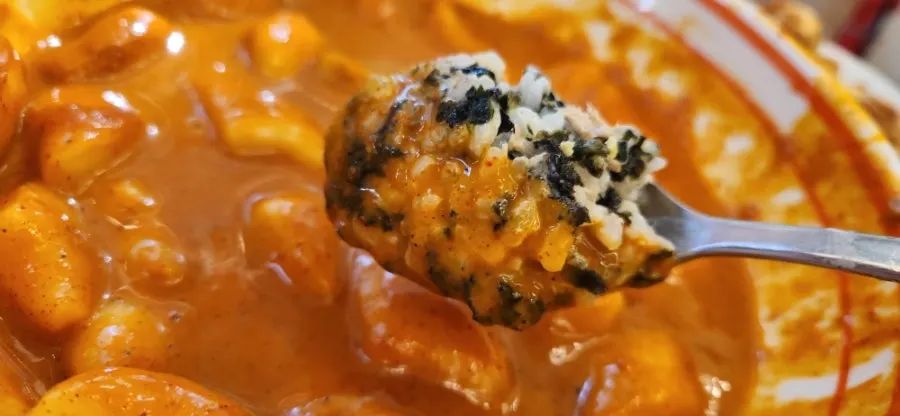 Self-serve tuna rice ball packed with tuna
