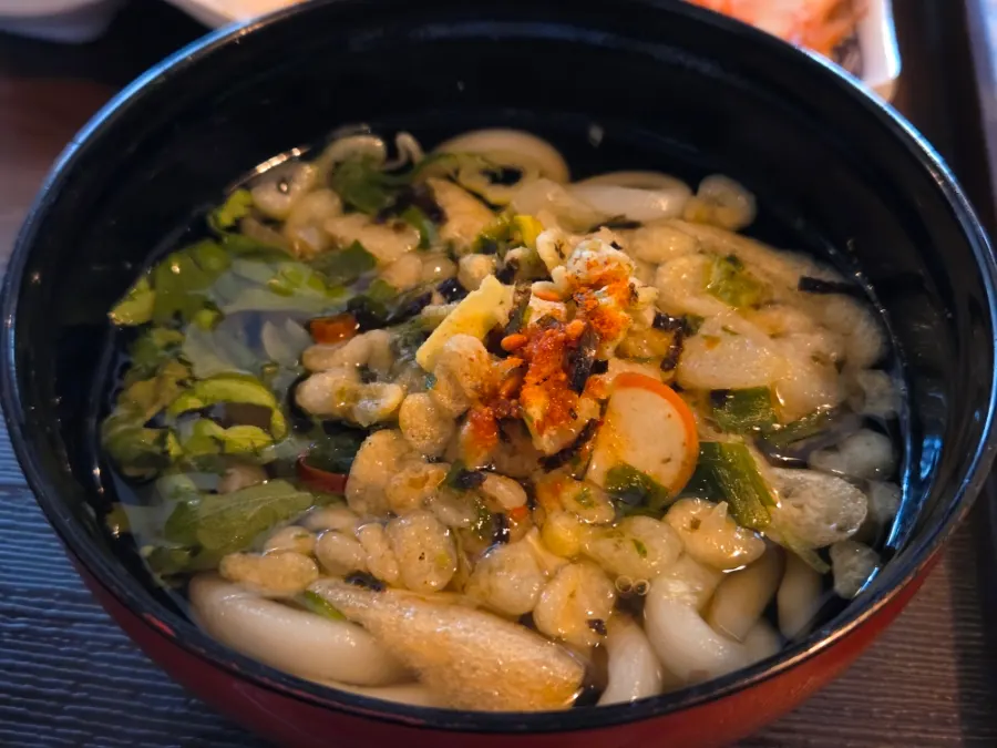 Mini udon added for ₩2,000