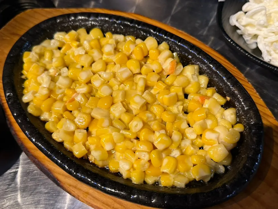 Side dishes served with the webfoot octopus