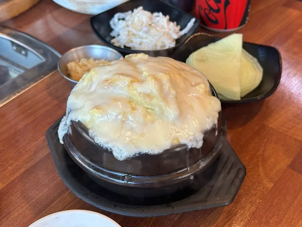 치즈 추가한 부들부들한 계란찜