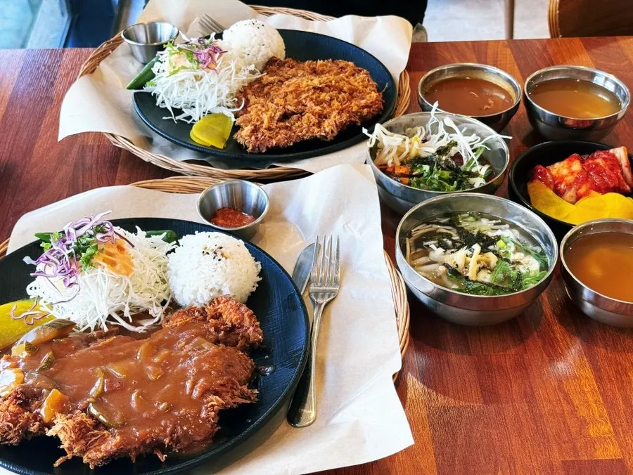 양촌리돈가스 민락점 경양식 돈까스 한 접시