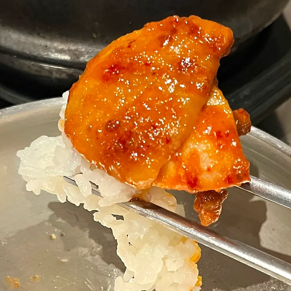Stir-fried chicken set meal served with rice