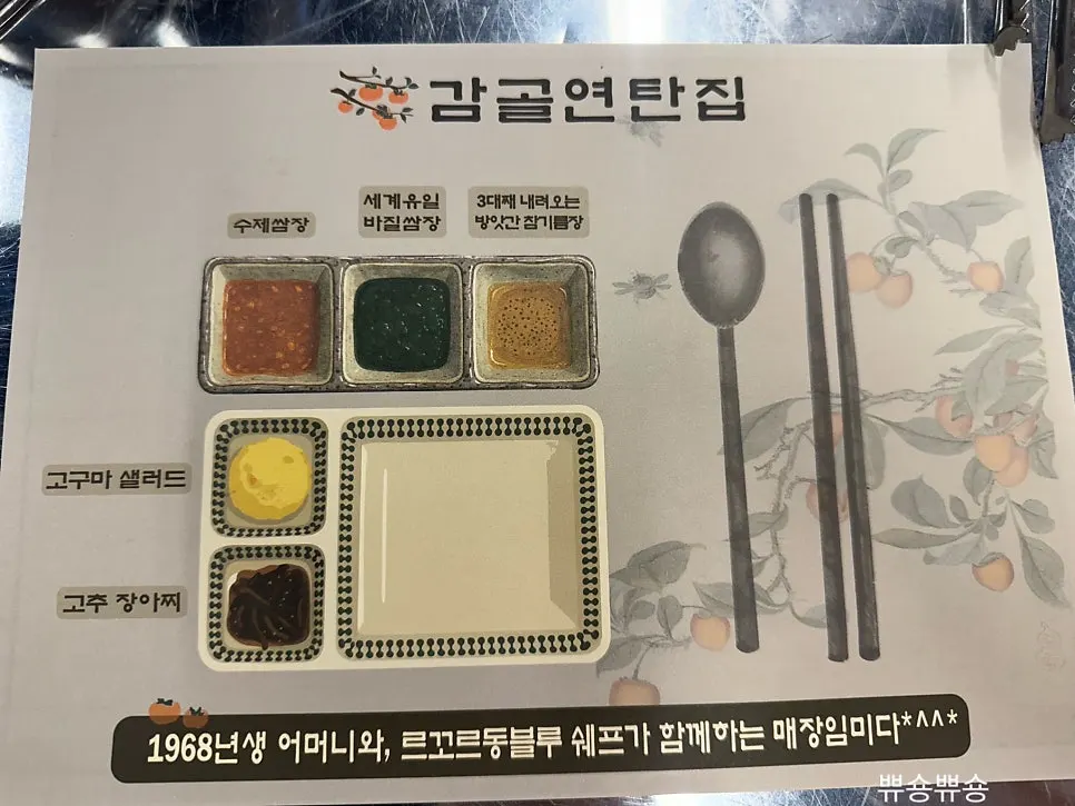 Inside Gamdol Yeontan Jip