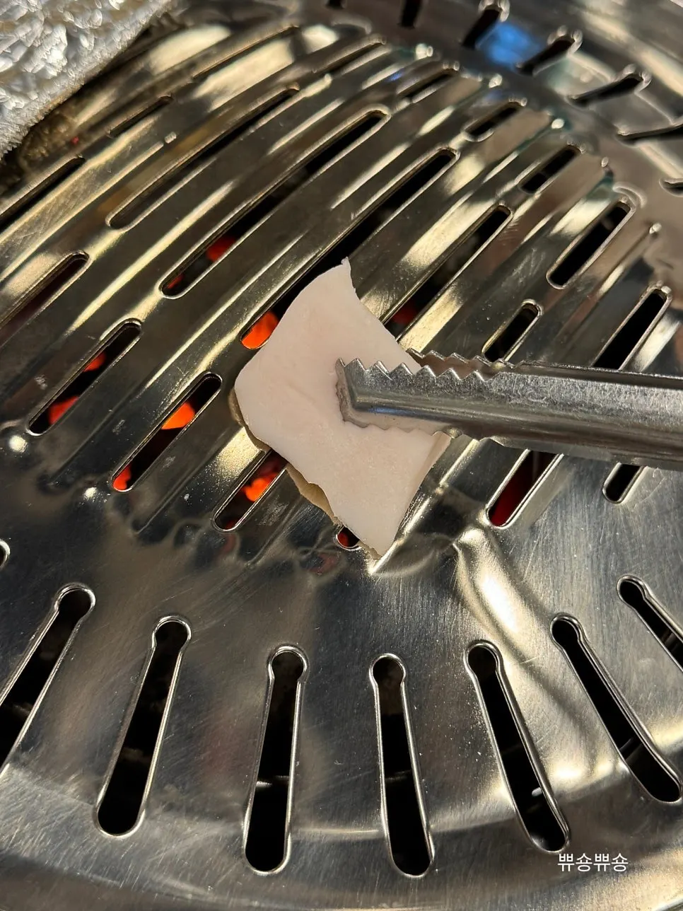 Pork menu for charcoal grilling