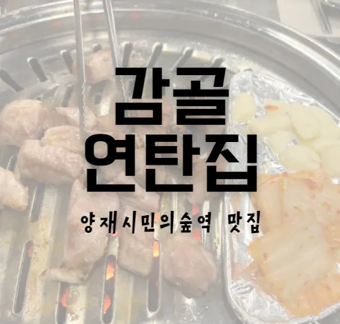 감골연탄집 양재시민의숲점 대표 모습